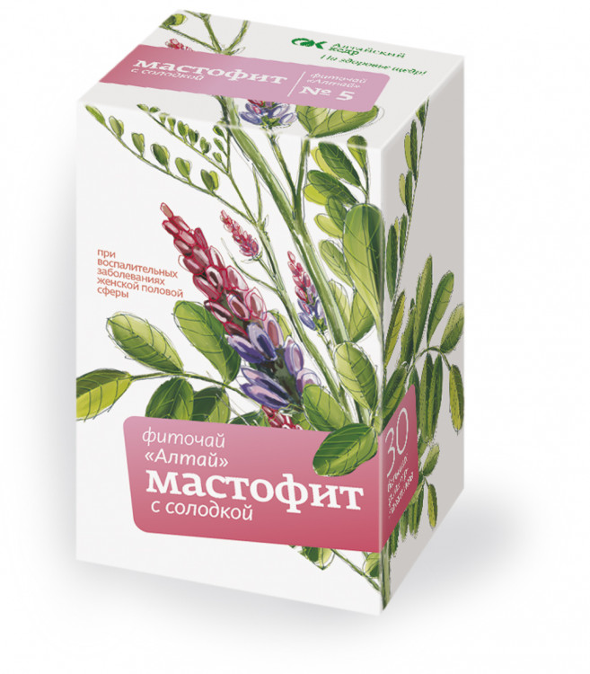 Фиточай Алтай №05 "Мастофит. С солодкой", 30 ф/п