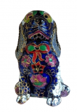 Фигурка "Собака", клуазоне, 20 см