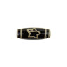 Бусина Дзи солнце, луна и звезды, агат, 40 мм