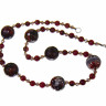 Бусы redrobe «Птица Феникс», агат, стекло, 47 см