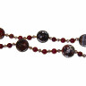 Бусы redrobe «Птица Феникс», агат, стекло, 47 см