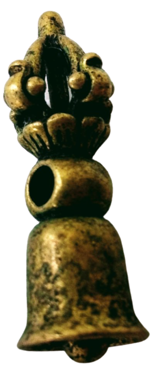 Ваджра с колокольчиком, бронза, 4 см