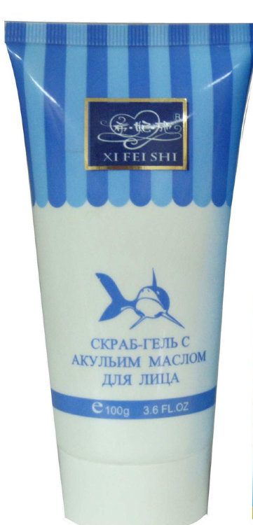 Xi Fei Shi Скраб для лица и тела с акульим маслом, 100 гр