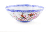 Ваза "Райские птицы", фарфор Яичная скорлупа, 210 мм