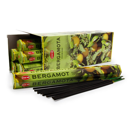 Благовония "Бергамот bergamot" HEM HEXA шестигранники