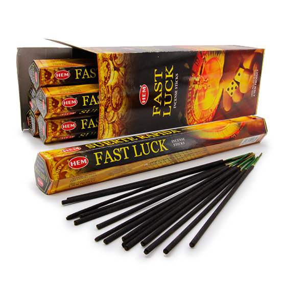 Благовония "Быстрая удача fast luck" HEM HEXA шестигранники