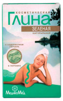 Зеленая косметическая глина для жирной и комбинированной кожи, 100 гр